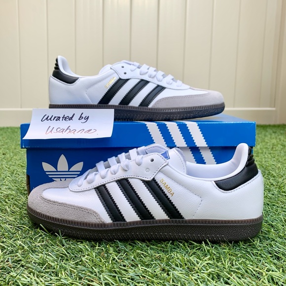 Adidas originals OG samba retro white black shoes - Picture 4 of 6